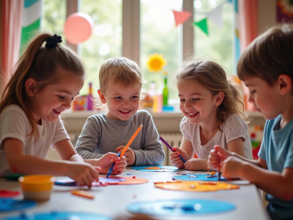 Fête d'anniversaire créative pour enfants